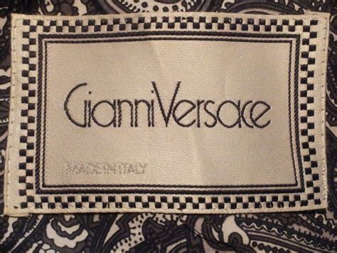 vintage versace for sale|vintage gianni Versace label.